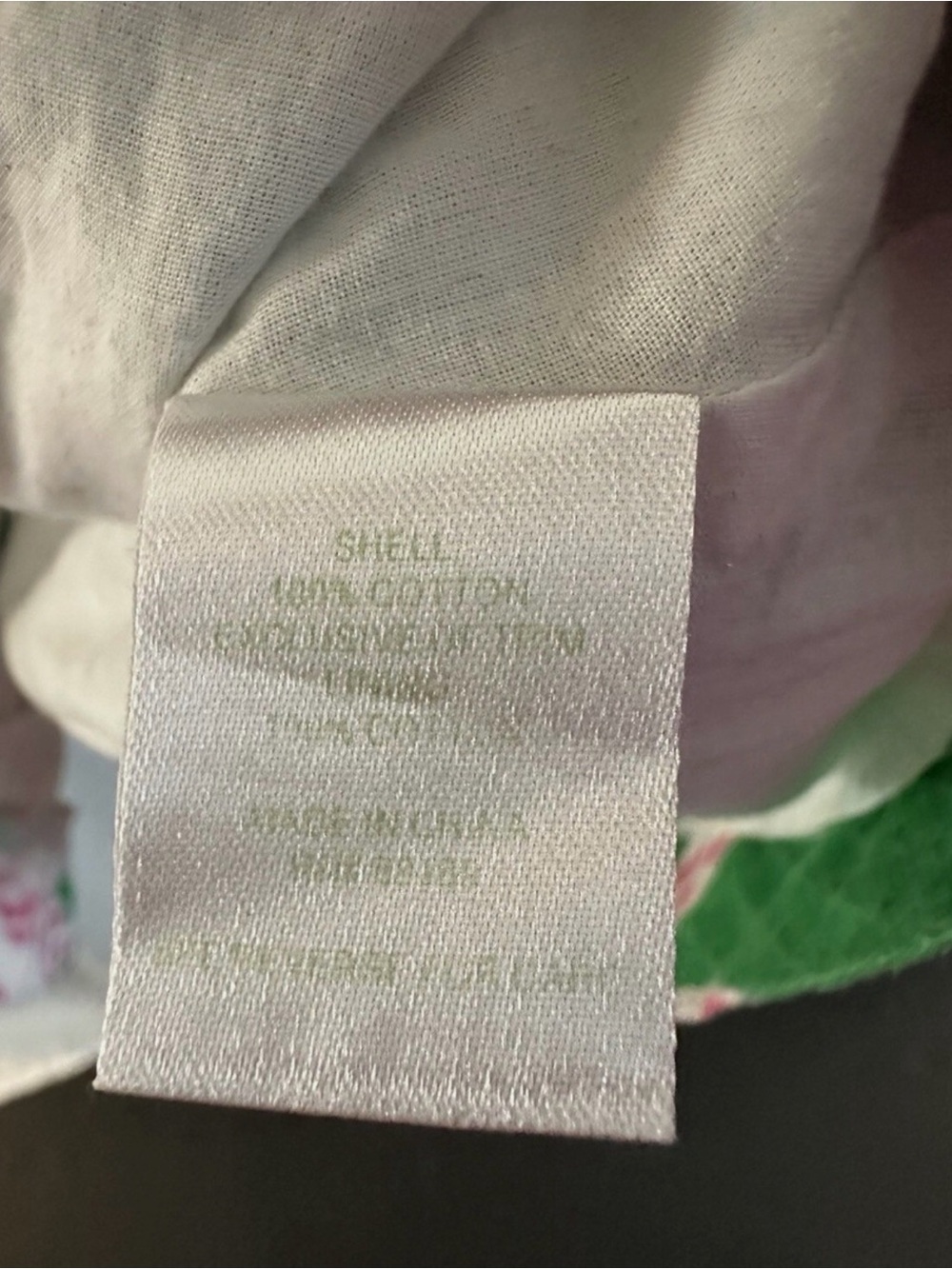 Lilly Pulitzer Green Pink White Strapless Floral Dress - Picture 6 of 6